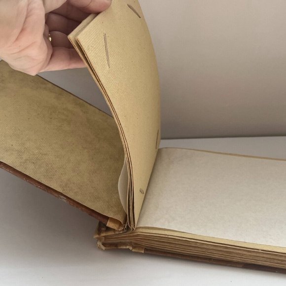 Photo Album Book Made From Leaf's, Stick, Bamboo, String Hand Made Book - Picture 8 of 13